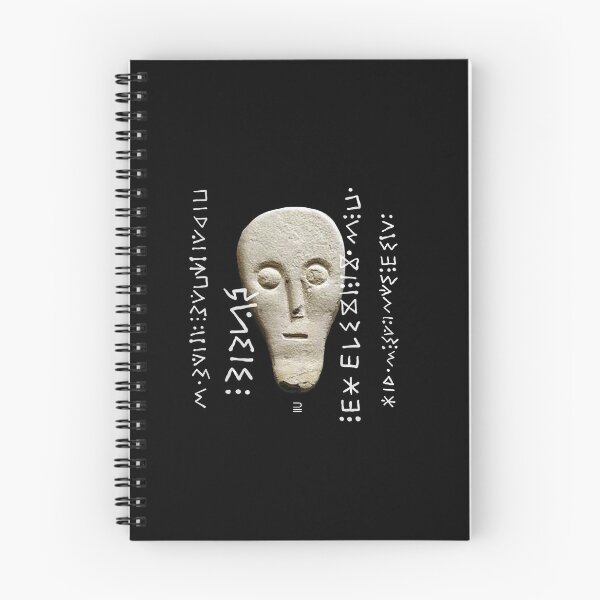 Item preview, Stele di Penna Sant'Andrea - ancient god stone face  designed and sold by Devisuall.
