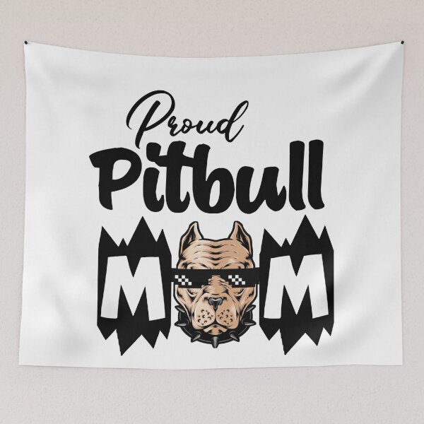 Item preview, Proud Pitbull  Mom Funny Gift For Dog Lovers designed and sold by Tema EL.