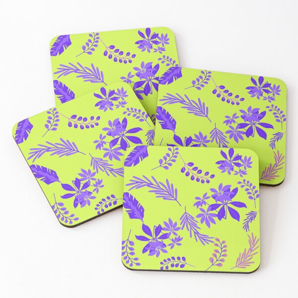 Item preview, purple leaves cover designed and sold by bohemedesign.