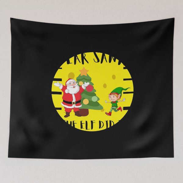 Item preview, Dear Santa the elf did It designed and sold by dzairshirts.