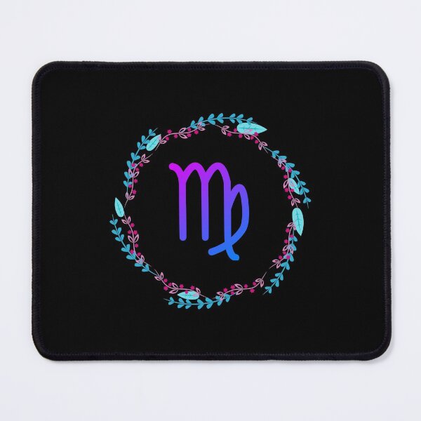 Item preview, Virgo Zodiac Symbol in Blue and Purple designed and sold by Hellofriendco.