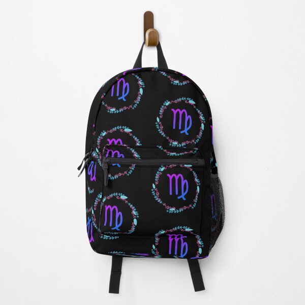 Item preview, Virgo Zodiac Symbol in Blue and Purple designed and sold by Hellofriendco.