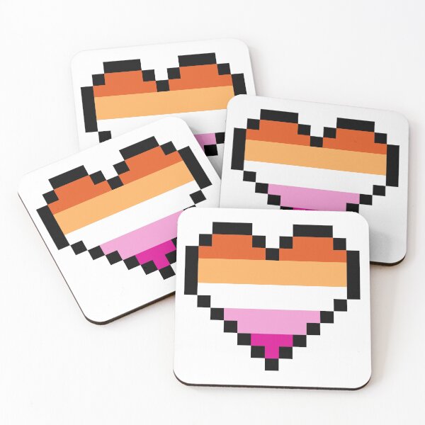 Item preview, Lesbian Pride Heart #2 designed and sold by NovotnyDesigns.