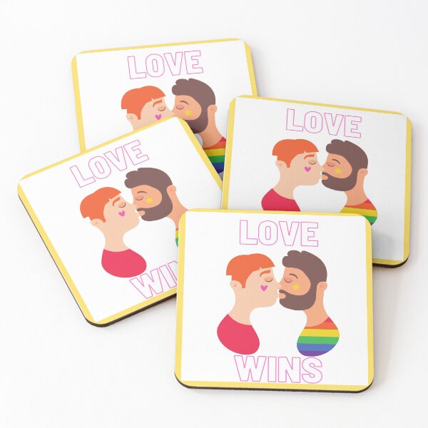 Artikelvorschau, Liebe gewinnt LGBTQA+ Gelb entworfen und verkauft von designsbyreaia.
