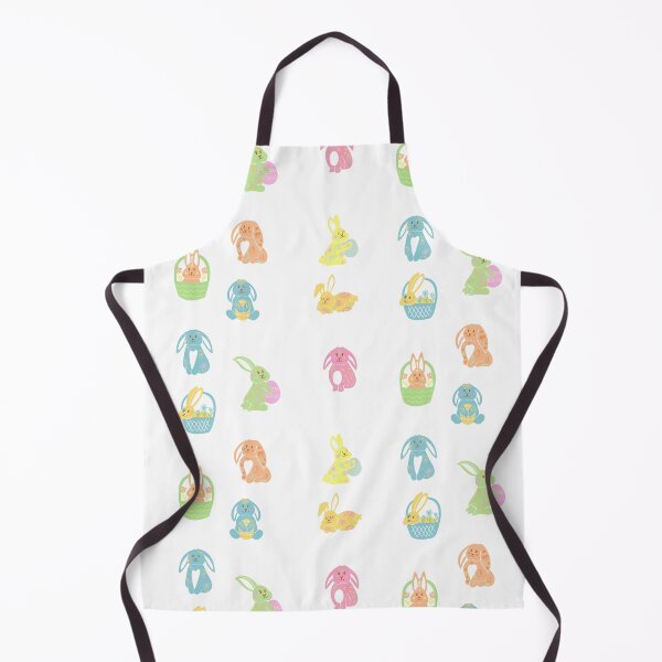 Item preview, Pasterl Color Cute Easter Bunnies with Easter Eggs and Baskets designed and sold by silviaol.