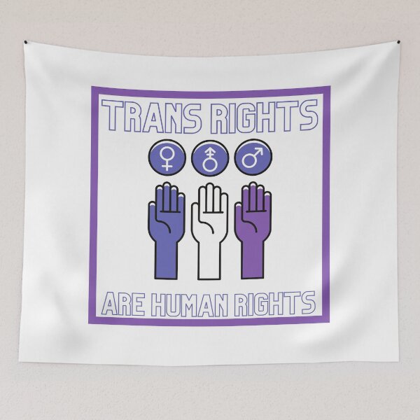 Artikelvorschau, Trans-Rechte sind Menschenrechte LGBTQA+ entworfen und verkauft von designsbyreaia.