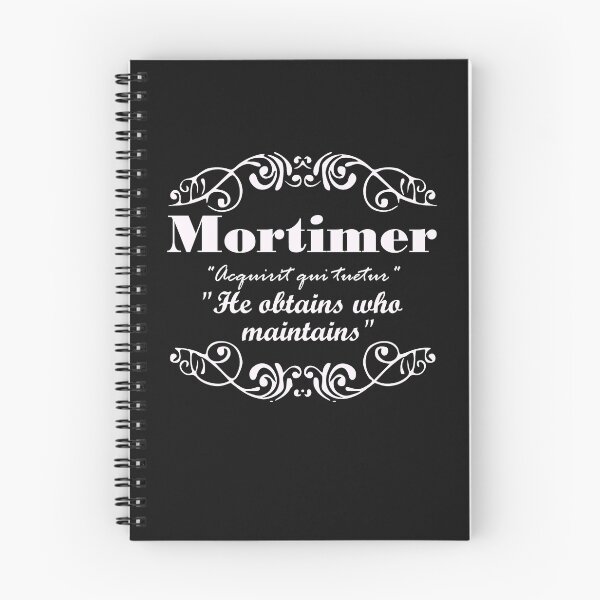 Artikelvorschau, Mortimer Nachname Nachname Nachname Motto entworfen und verkauft von BagTown Clans.