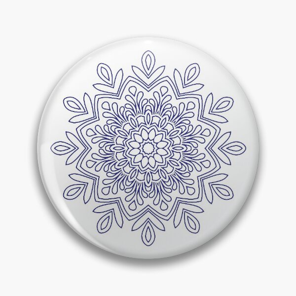 Item preview, Blue Flower Mandala Art designed and sold by Trinket-Trickster.