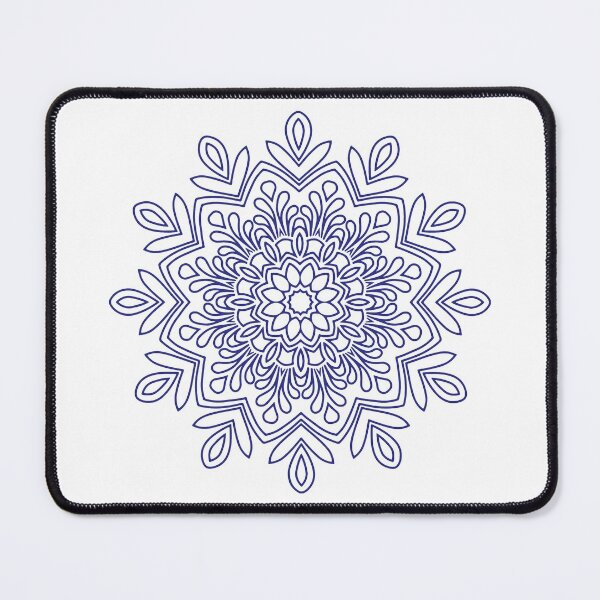 Item preview, Blue Flower Mandala Art designed and sold by Trinket-Trickster.