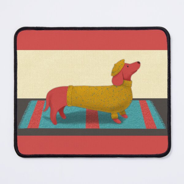 Item preview, Handsome Dachshund in a Hat and Sweater Set designed and sold by Davida Fernandez.
