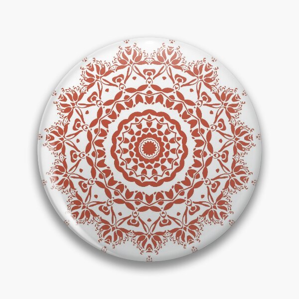 Item preview, Red Flower Mandala Art designed and sold by Trinket-Trickster.