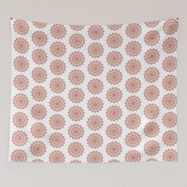 Item preview, Red Flower Mandala Art designed and sold by Trinket-Trickster.