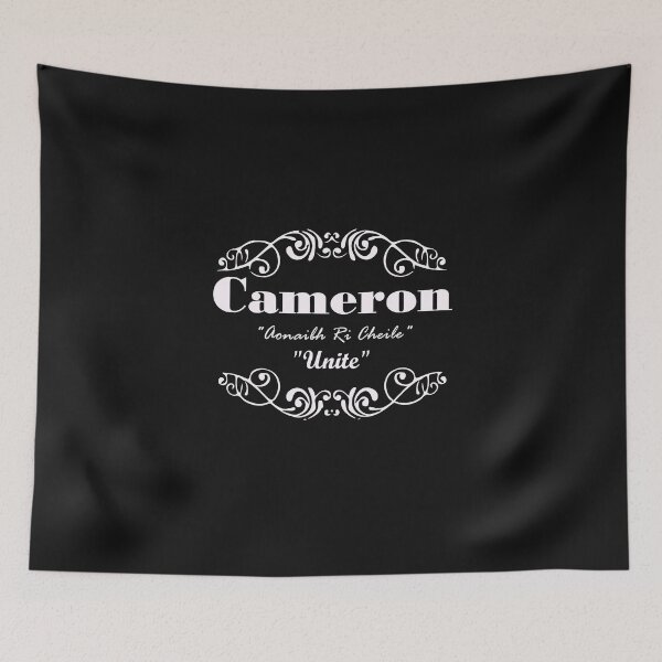 Item preview, Cameron Surname family name last name motto designed and sold by BagTown Clans.