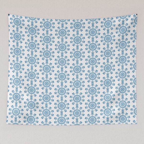 Item preview, Bright Blue Flower Mandala Art designed and sold by Trinket-Trickster.
