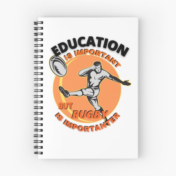 Item preview, EDUCATION IS IMPORTANT BUT RUGBY IS IMPORTANTER designed and sold by Innovational.