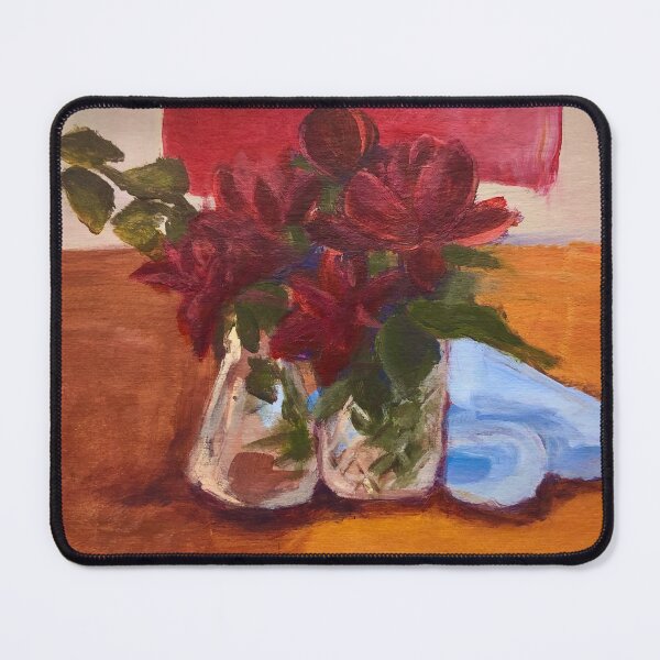 Item preview, Still Life with Roses and Erlenmeyer Flask designed and sold by artscimeg.