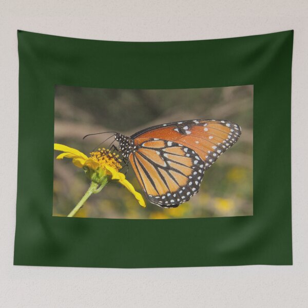 Item preview, 543 Monarch Butterfly On A Yellow Flower designed and sold by ptosis.