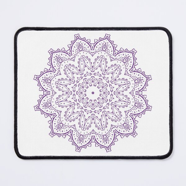 Item preview, Purple Flower Mandala Art designed and sold by Trinket-Trickster.