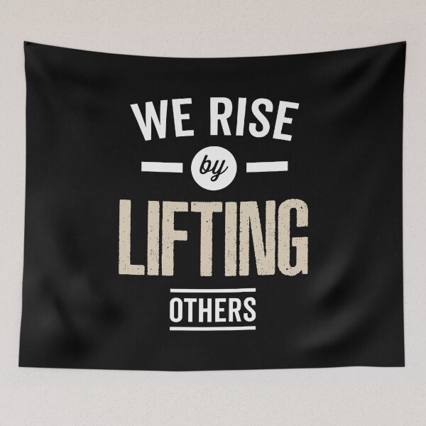 Item preview, We Rise By Lifting Others Motivational Retro designed and sold by wingstar.
