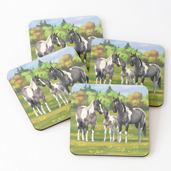 Item preview, Gray Grulla Pinto Paint Horses designed and sold by csforest.
