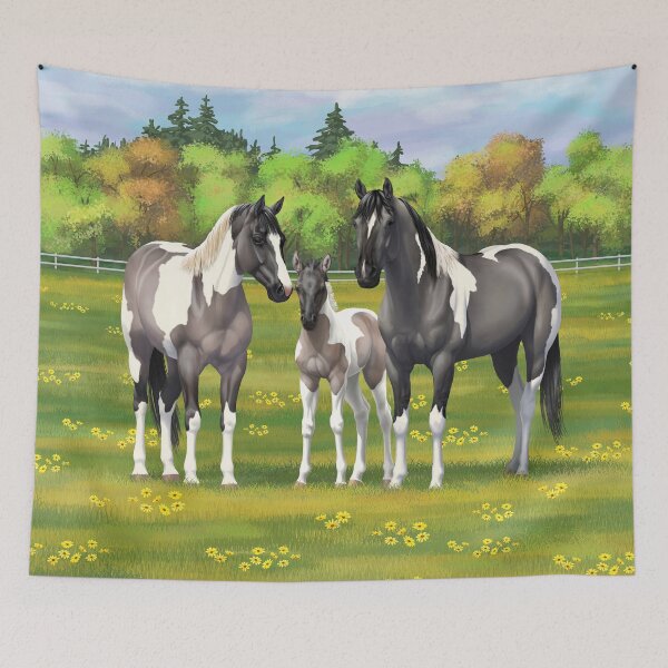 Item preview, Gray Grulla Pinto Paint Horses designed and sold by csforest.