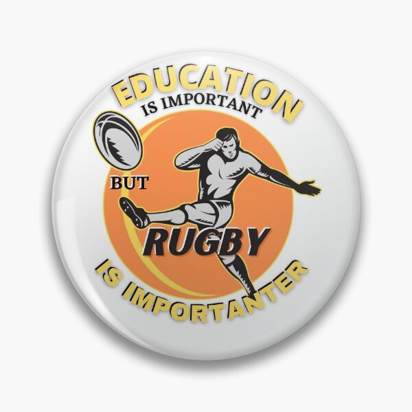 Item preview,  EDUCATION IS IMPORTANT BUT RUGBY IS IMPORTANTER designed and sold by Innovational.
