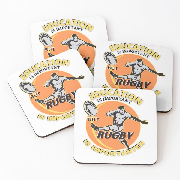 Item preview,  EDUCATION IS IMPORTANT BUT RUGBY IS IMPORTANTER designed and sold by Innovational.