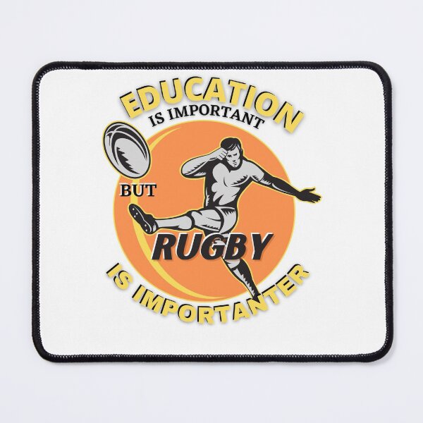 Item preview,  EDUCATION IS IMPORTANT BUT RUGBY IS IMPORTANTER designed and sold by Innovational.