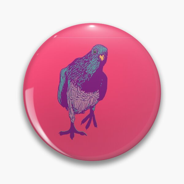 Item preview, Pigeon in bright colors designed and sold by Davida Fernandez.