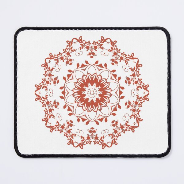 Item preview, Red Floral Mandala Art designed and sold by Trinket-Trickster.