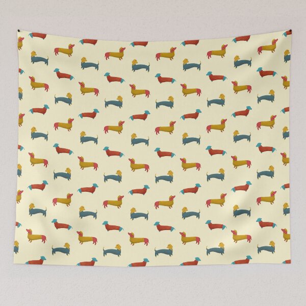 Item preview, Dressed Daschunds - Repeat Pattern designed and sold by Davida Fernandez.