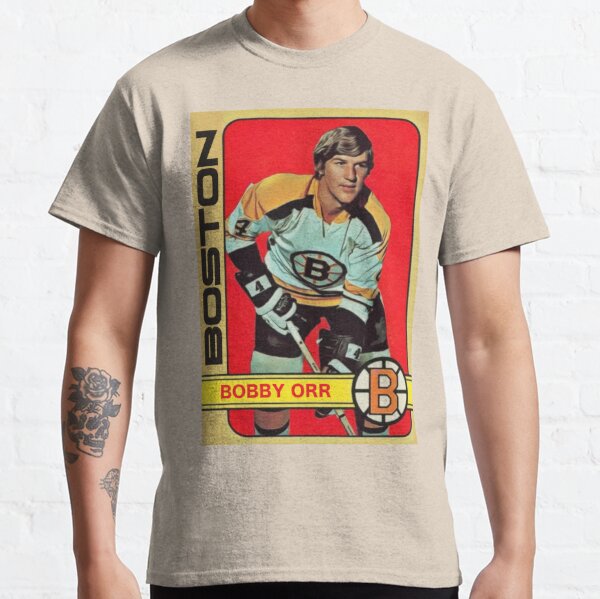 Bobby Orr Boston Bruins Men's Gold Branded One Color Backer T-Shirt 