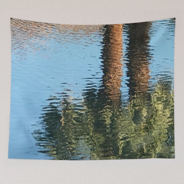 Item preview, Palm Trees Exotic Lake Reflections designed and sold by DEC02.