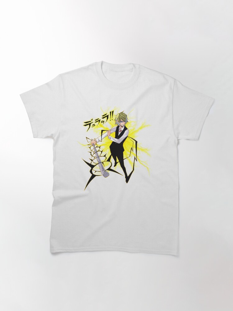 Aperçu 3 sur 7. T-shirt classique avec l'œuvre Country Music Shizuo Heiwajima Durarara Cool Graphic Gifts créée et vendue par Timothymati2828.