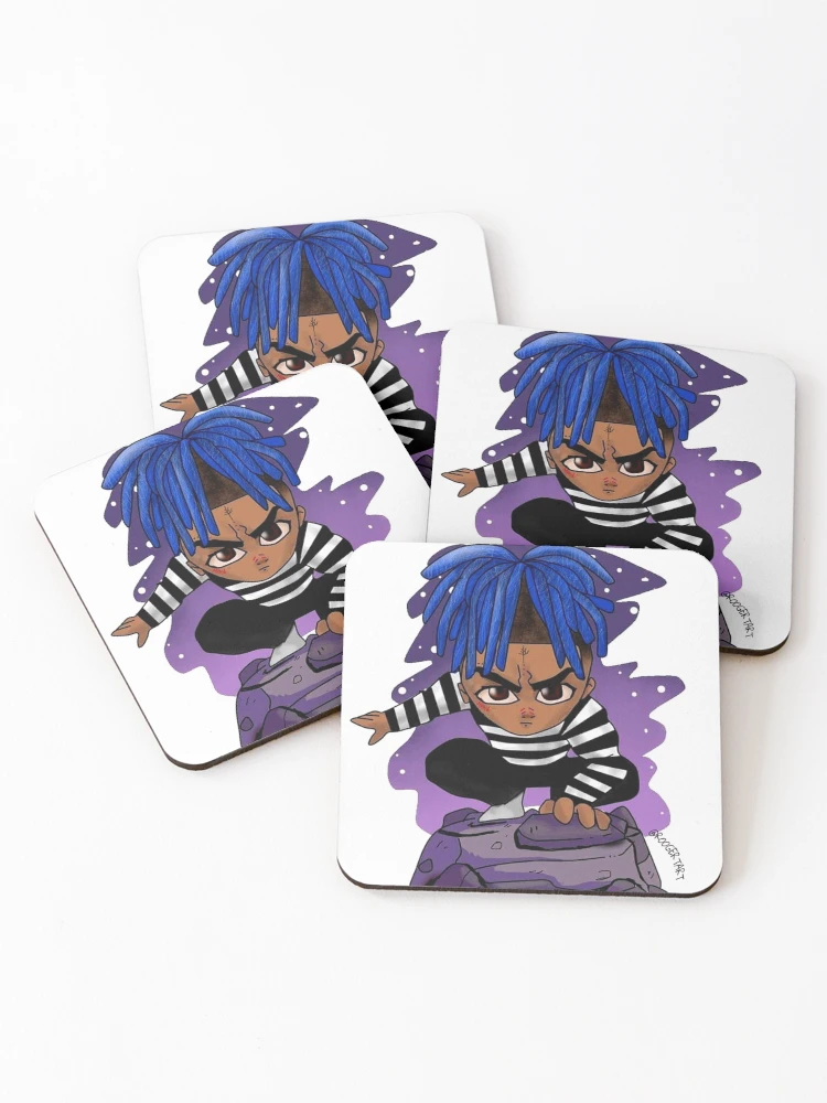 Thumbnail 1 of 5, Coasters (Set of 4), xxxtentacionsad designed and sold by ROOGERT-ART.