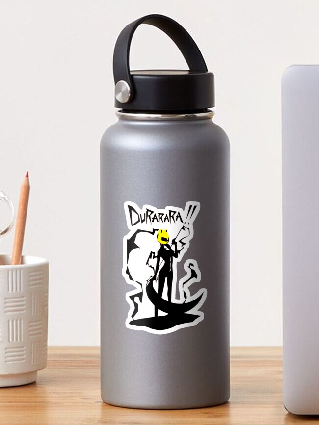 Aperçu 1 sur 3. Sticker avec l'œuvre Cadeaux Drôles Garçon Fille Durarara Celty Shadow Retro Vintage créée et vendue par Timothymati2828.