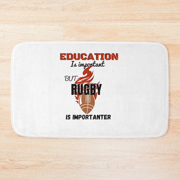 Item preview, education is important but rugby is importanter designed and sold by Innovational.