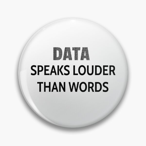 Item preview, Data Speaks Louder Than Words, Data Analyst, Data Scientist, Data Engineer, Data Viz, BI Developer designed and sold by DataAndBeyond.