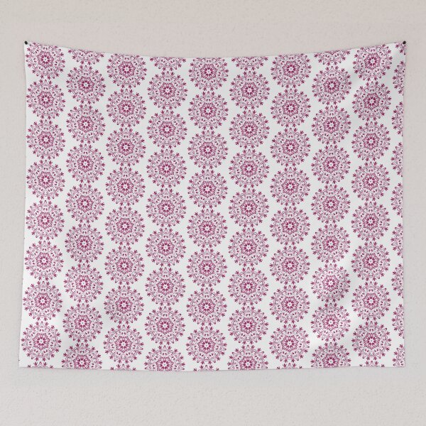 Item preview, Pink Wine Floral Mandala Art designed and sold by Trinket-Trickster.