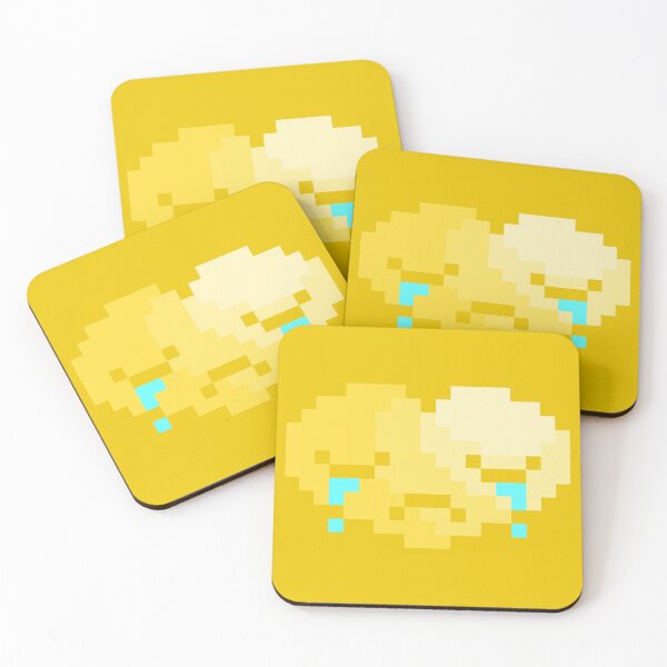 Item preview, Sad Pixel Heart, Yellow designed and sold by rin3d .