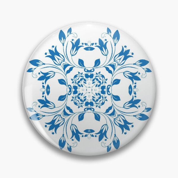 Item preview, Blue Tulip Mandala Art designed and sold by Trinket-Trickster.