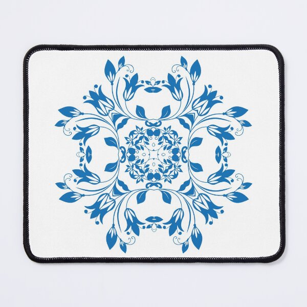 Item preview, Blue Tulip Mandala Art designed and sold by Trinket-Trickster.