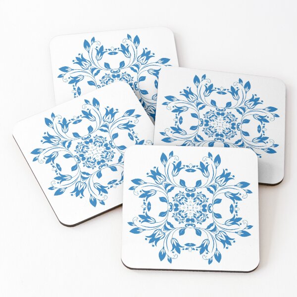 Item preview, Blue Tulip Mandala Art designed and sold by Trinket-Trickster.