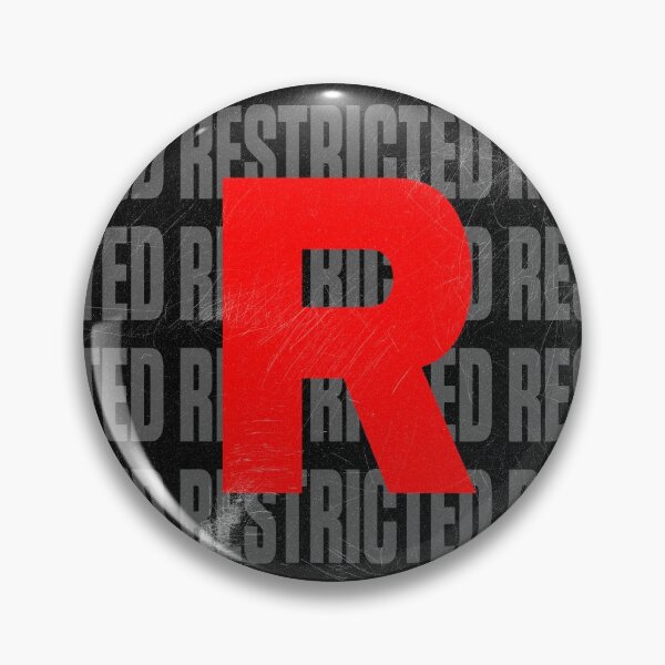 Item preview, Rated R Restricted Retro VHS Sticker designed and sold by wildeyemovies.
