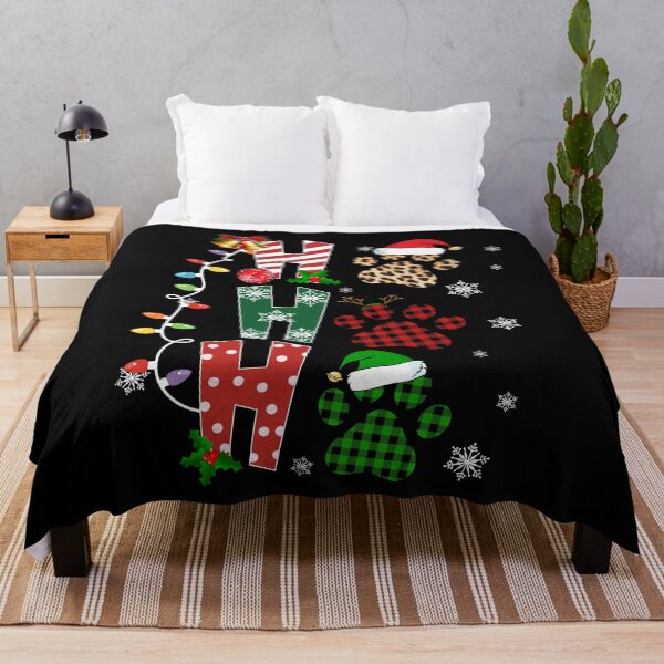 Item preview, Paws Ho Ho Ho Christmas Tartan Plaid Seamless sublimation designed and sold by SamirBeydoun.