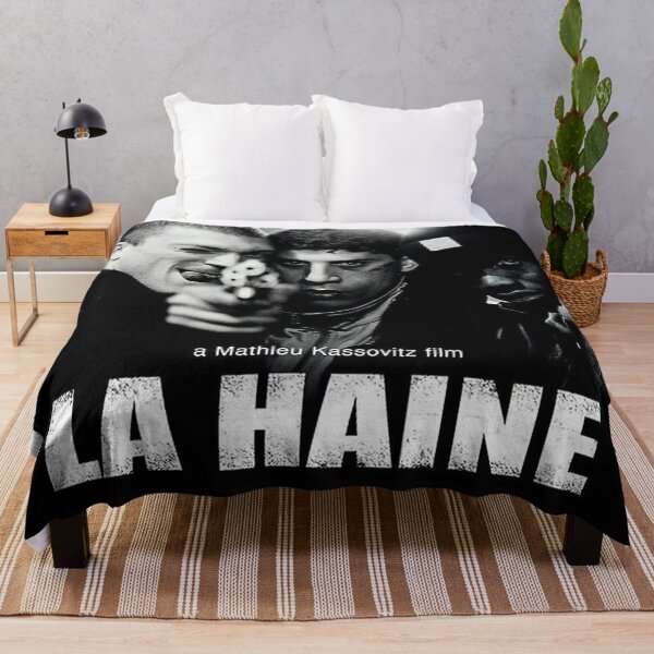 Item preview, vintage black wite 3 man La Haine poster designed and sold by cynthiabennet.