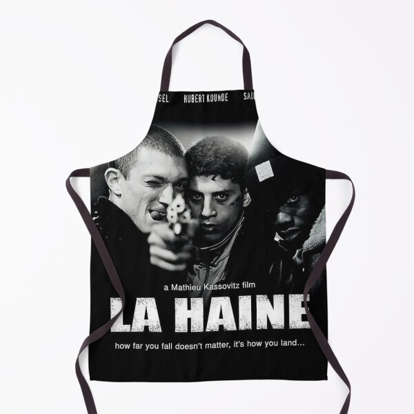 Item preview, vintage black wite 3 man La Haine poster designed and sold by cynthiabennet.