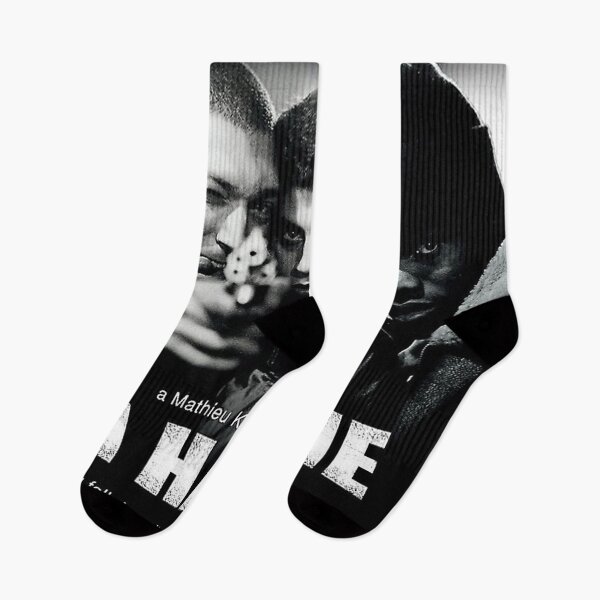 Item preview, vintage black wite 3 man La Haine poster designed and sold by cynthiabennet.