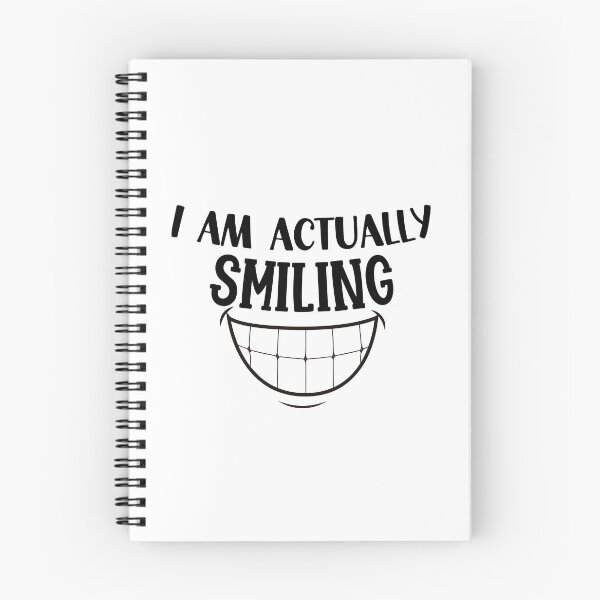 Item preview, I am Actually Smiling, Actually Smiling designed and sold by miraipa.