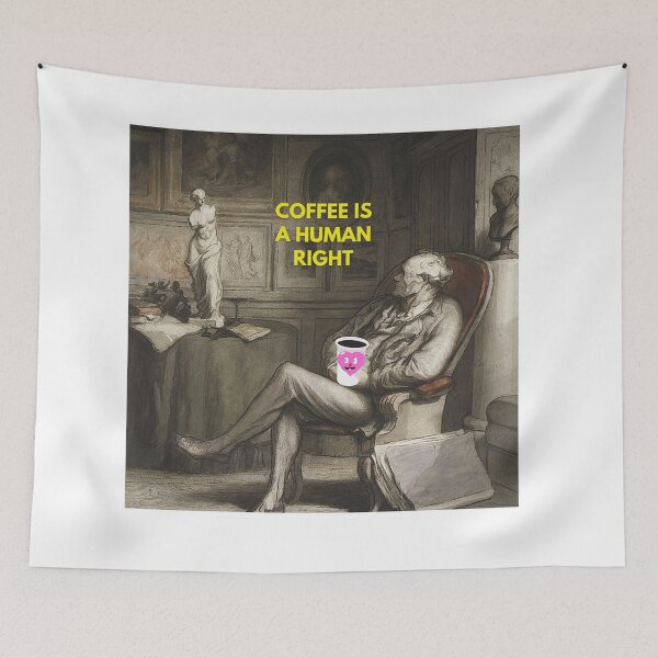 Item preview, Coffee Is A Human Right designed and sold by thundercandy.